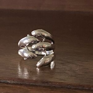 Sterling Dolphins Ring